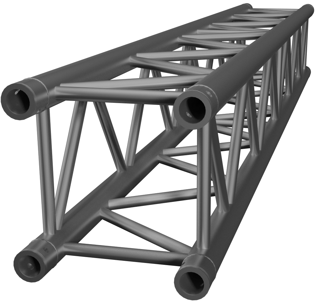 Aluminium V290 Square Truss for event production and structural support, featuring high-strength, lightweight construction suitable for professional s.